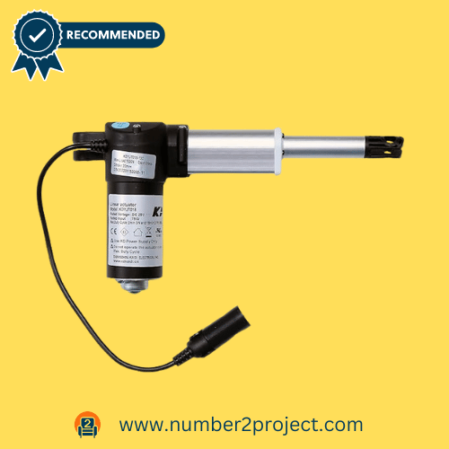 Kaidi Linear Actuator Model KDYJT018-130 designed for power recliner lift chairs, complete with electrical cord.