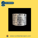 Image of Mulin ML8-252 recliner motor’s specification label, featuring crucial model details, recommended for indoor furniture use.