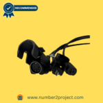 Black power connector with multiple ports, designed for recliner chairs, shown from an angled view