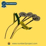 A close-up of the Raffel Systems 4-button power touch sensor with labeled wires, ideal for power recline and headrest mechanisms in furniture.