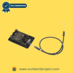 KUANYUOO flapper style recliner release handle with exposed wire and oval tip for Lane recliners.