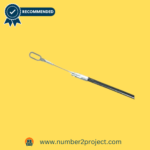 KUANYUOO recliner cable with D handle and S-shaped end, 36 inches total length, 5 inches exposed, for sofa and chair repair.