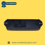 Underside of the Limoss MC140 power supply transformer for recliner lift chairs, showing detailed label and certification marks on a yellow background.