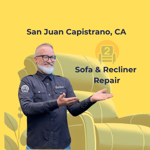 Recliner and sofa repair in San Juan Capistrano, Ca by Number2Project.