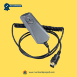 2-Button 5-Pin Hand Controller with coiled cable and 5-pin plug for power recliner and lift chair repairs