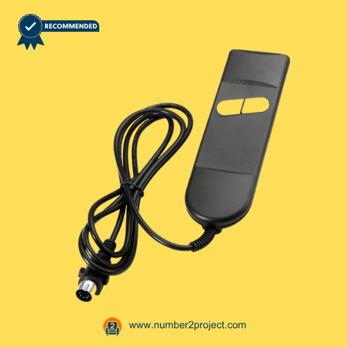 2-Button-Recliner-Lift-Chair-Remote-with-Round-5-Prong-Plug-Full-View 2-button remote controller with round 5-prong plug for recliner lift chairs — Number2project sofa and recliner repair part