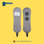 Front and back view of 2-button remote controller replacing HHC HSW302-CT for recliners and lift chairs