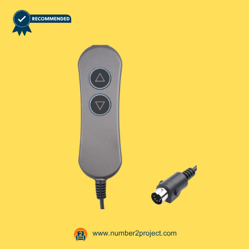 2-Button-Recliner-Remote-Replacement-HHC-HSW302-CT-Main-View 2-button recliner remote controller replacing HHC HSW302-CT control wand with 5-pin plug — Number2project sofa and recliner repair part