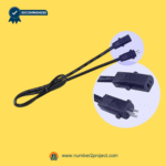 2-pin extension cable for power recliners and lift chairs, compatible with Kaidi, Limoss, and Okin motors, available at Number2project.