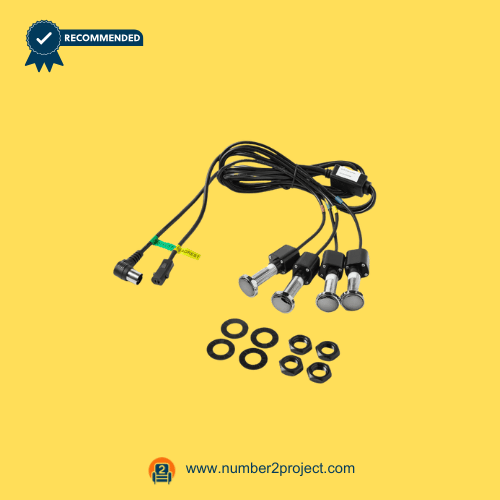 Full replacement kit showing 23300130X000 4-button switch for power recliners including wiring harness and mounting hardware.