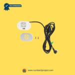 Complete replacement kit including 23300132X000(R) recliner switch, long power cable, and mounting screws.