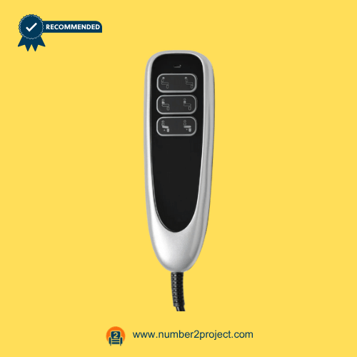 23300575X000-6-Button-Recliner-Remote-Controller-Front-View 23300575X000 6 Button Remote Controller front view with 3 plug compatibility for recliner lift chairs – Number2project repair part