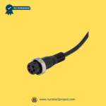 5 pin female circular connector cable close up recliner hand control plug motion furniture control box connection cable replacement power recliner connector Number2project