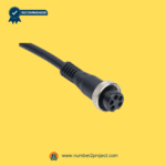 5 pin female locking connector cable massage chair recliner remote control plug close up Number2project