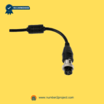 Close-up of 5-pin plug connector for BM-EC07C massage chair remote controller