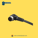 5-pin right angle male connector plug for power recliner and lift chair remote handset cable close up motion furniture wiring Number2project