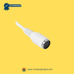 acrookey 8-pin female connector close up white plug massage recliner remote usb-c compatible control cable Number2project