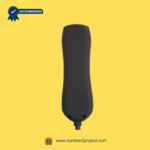 Angled perspective of OKIN JLDK.38.04.12 9-button controller showing ergonomic design and USB connection for Number2Project recliner repair.