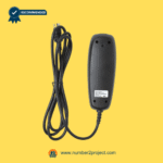 Rear side of the HDM-H7 lift chair remote controller showing model label and specifications for Number2Project recliner repair.