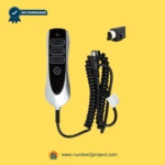 Close-up of the seven-pin connector attached to the OKIN JLDK.38.04.08 recliner remote.