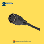 7-pin female connector close up for DN-34A recliner remote controller heat vibration lift chair hand control cable power recliner connection Number2project