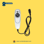 DN-34A recliner remote controller with attached cable and 6-pin connector – Number2Project repair and replacement