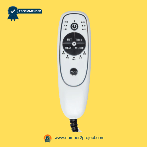 6-button heat and vibration recliner remote controller front view DN-34C 8-pin hand control for massage recliners lift chairs power furniture Number2project