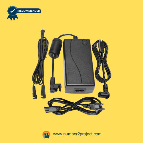 Y-splitter connector close-up from 29V dual-motor power supply kit.