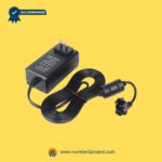 Heavy-duty recliner power adapter with long cable and sturdy recliner connector on a yellow background.