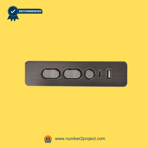 Five-Button Power Recliner Switch with USB and Type-C Ports – Number2project Sofa and Recliner Repair Replacement Control Panel