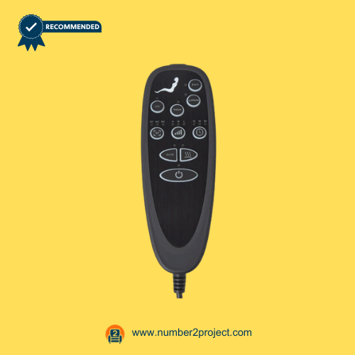 LN-605-8JR 10-button massage and heat remote controller front view with vibration modes – Number2Project recliner repair