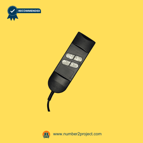 Front-facing universal 4-button 5-pin replacement remote controller for power recliner and lift chairs – Number2Project repair