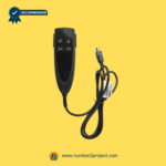 OKIN HS.13.04.01A remote controller with attached 5-pin plug and cable for Number2Project recliner repair services