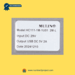 HC111-1M-1U01 recliner remote control module label showing 29V input and USB 5V 2A output for 2 button 5 pin recliner hand control Number2project
