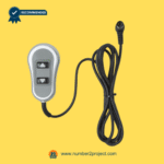 HC13-1M-0U01 two-button recliner remote controller with long cable and 5-pin connector for Number2Project recliner repair.