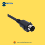 hsw306 compatible 7-pin male connector close up recliner remote control cable plug backlit keys usb recliner Number2project