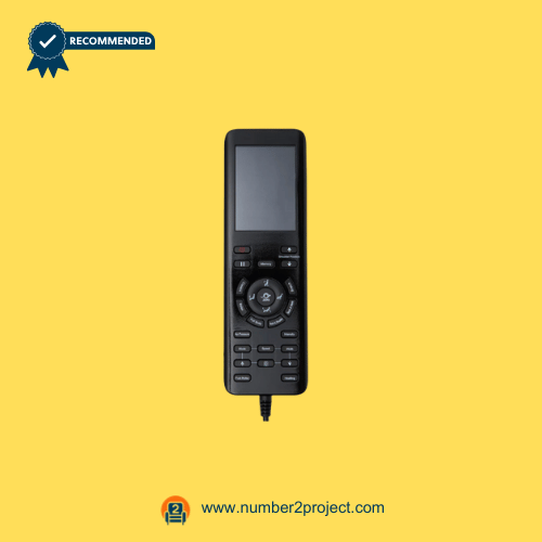 Front view of IC1192 massage chair remote controller showing screen and control buttons.