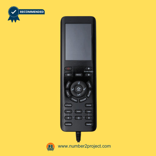 IC1192 massage chair remote controller replacement wired hand control with LCD display full function massage chair controller close up motion furniture remote Number2project