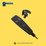 Front view of JDR FYH028 3 Button 5 Pin Remote Controller with hook design