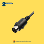 JDR FYH028 3-button recliner remote 5-pin male connector right angle plug close up power recliner handset cable Number2project