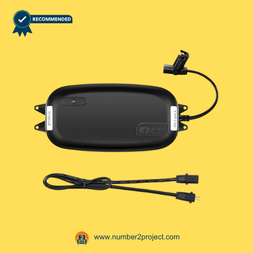 Kaidi KDLi26A 2600mAh wireless rechargeable battery pack with 2-pin cable for power recliners and lift chairs, available at Number2project.