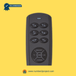 Close-up of the LEYNVO LN-604-3T 11-button recliner remote control panel for sofa and lift chair repair by Number2Project
