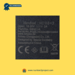 Model label of LIMOSS HC110+3 500218 recliner remote used for sofa and recliner repair by Number2Project