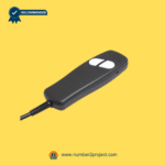 Angled close-up of Limoss HC110 2-button hand control replacement remote for power lift chairs by Number2Project
