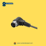 5-pin right angle connector plug for Limoss HC110+3 six button recliner handset controller power recliner lift chair cable close up Number2project