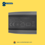 Limoss HC130+1 recliner remote handset label showing model marking, CE certification icons, and manufacturer details Number2project