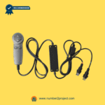 MLSK57-J1 4-button lift chair remote controller with two male 5-pin plugs and wired junction box – Number2Project recliner parts replacement