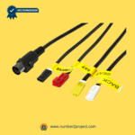 multi connector wiring harness close up for Mulin HR109-O-HV-WS-25SL2-5-01 recliner remote controller junction box back seat front limit connectors Number2project