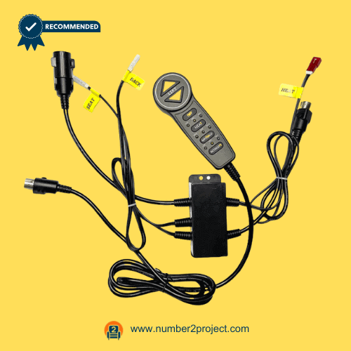 Mulin MLSK55-A1 recliner remote controller wiring harness junction box connectors heat seat back power cable assembly Number2project
