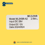 Mulin MLSK96-A2 identification label close up 8-button 8-pin recliner remote controller junction box lift chair power rating Number2project